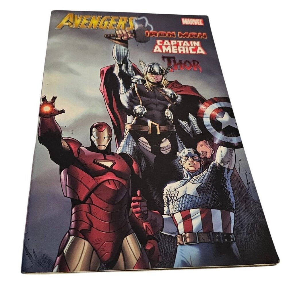 Avengers Iron Man Captain America Thor Paperback Graphic Novel Comic Book Marvel